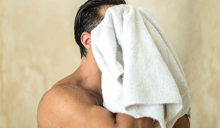Man Drying Off